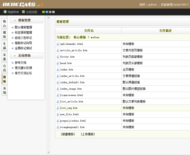 开源内容管理系统 Dedecms 文件夹目录结构大揭秘插图1