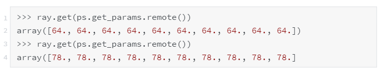 基于Ray框架用几行代码实现参数服务器，简化部署与提升灵活性插图5