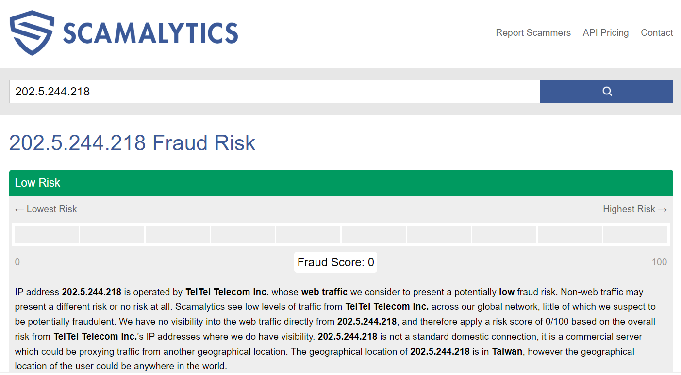 Scamalytics.com：全面解析IP地址欺诈检测工具的功能与优势插图